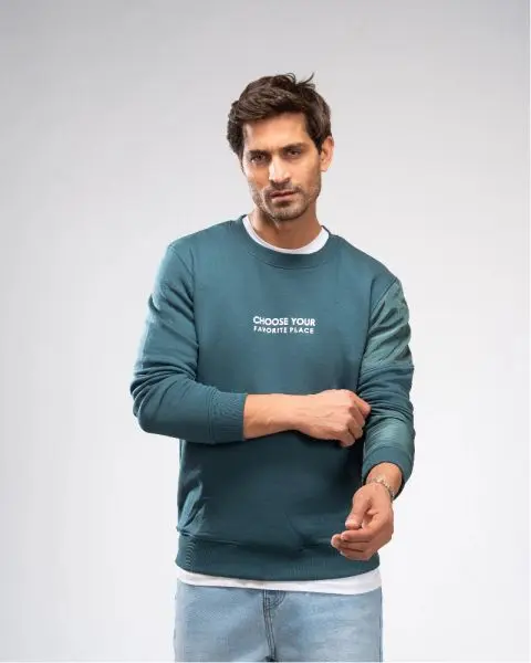Favorite Place Sweatshirt - Petroleum