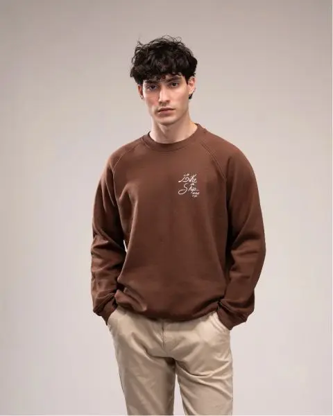 Brown Graphic Sweatshirt