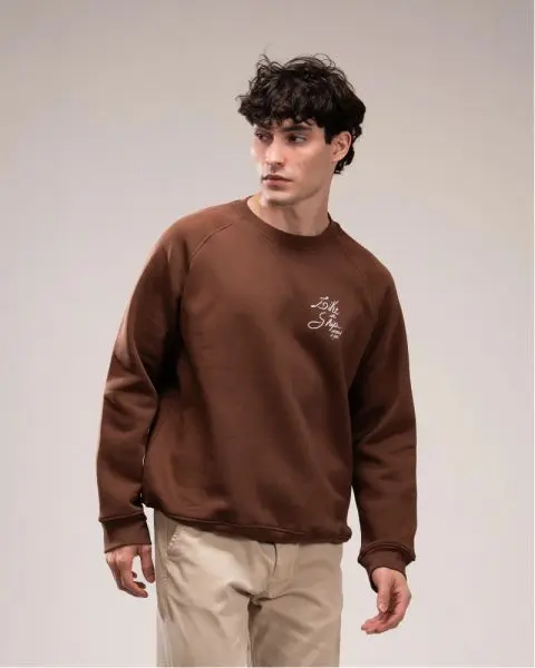 Brown Graphic Sweatshirt