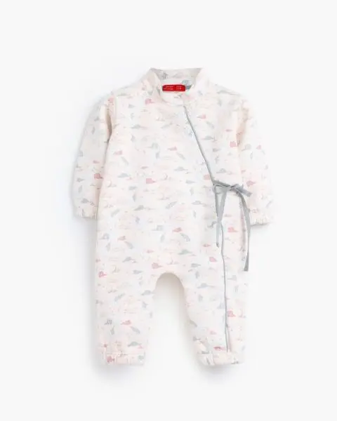 Swan Rounded Printed Romper