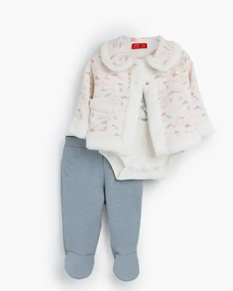 Swan Rouned Printed Set