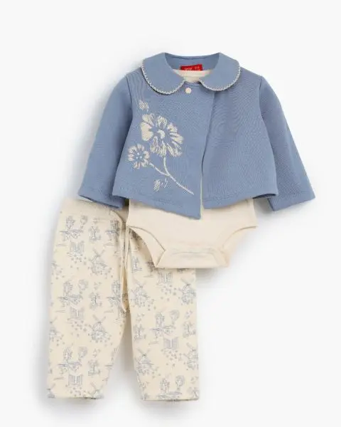 Vintage Rouned Printed Set