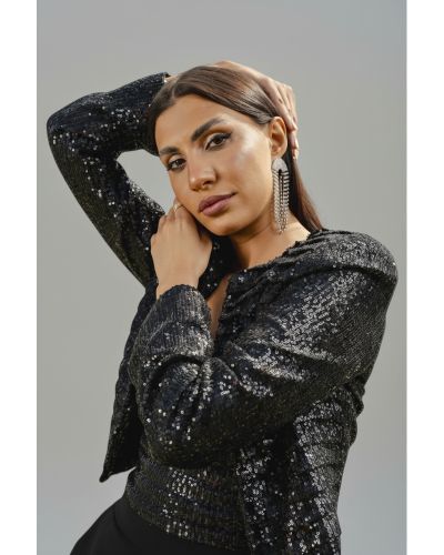 Cropped Structured Blazer