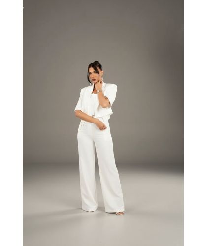 بليزر أبيض لامع