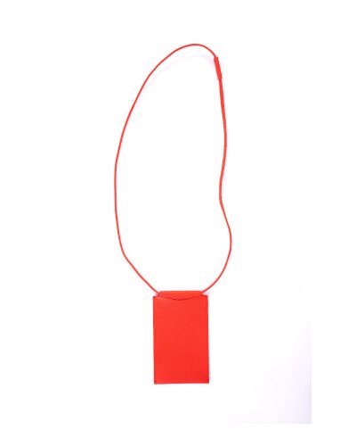  Red Leather Mobile Holder 