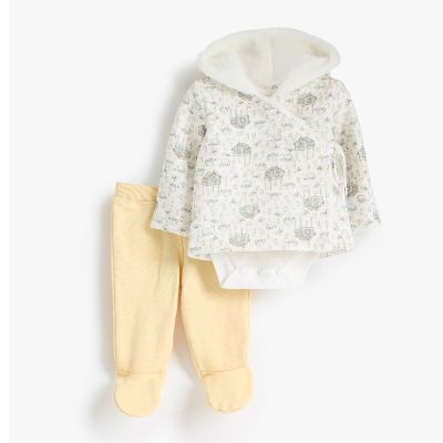  Green Village Rouned Printed Set