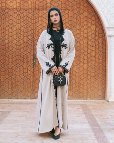 Royal Contrast Kaftan