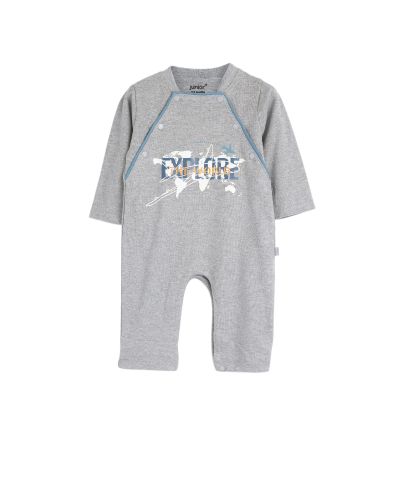 سالوبيت قصير مطبوع بأكمام طويلة للأولاد من جونيور، عبوة من قطعة واحدة