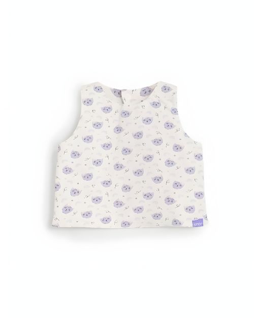Junior Cat Print Baby Bib