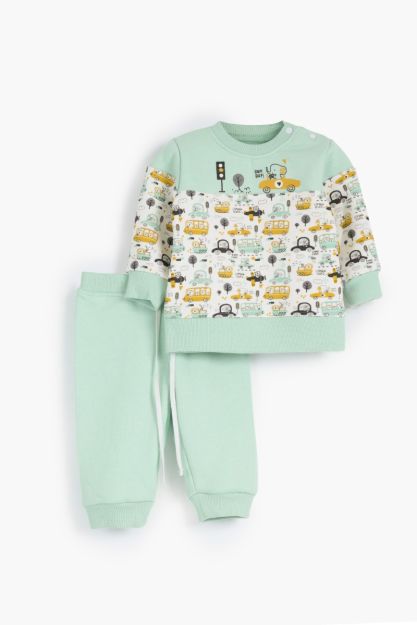 Big truck Rouned Printed Set