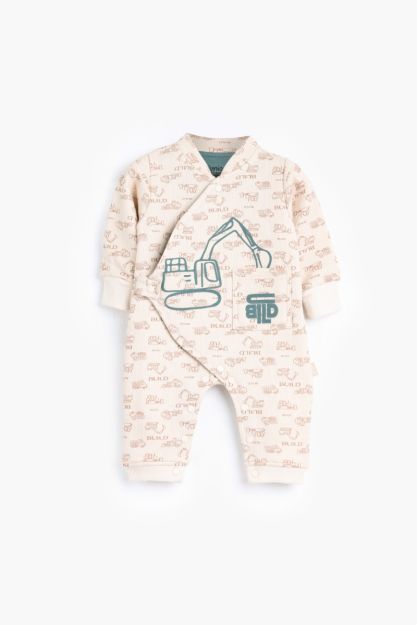 Work zone Rouned printed Romper