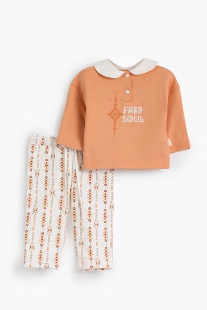 Ethanic Rouned Printed Set