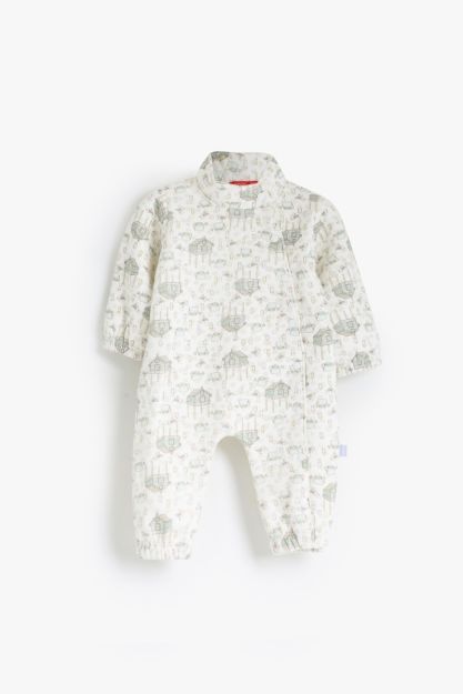 Green Village Rouned Printed Romper