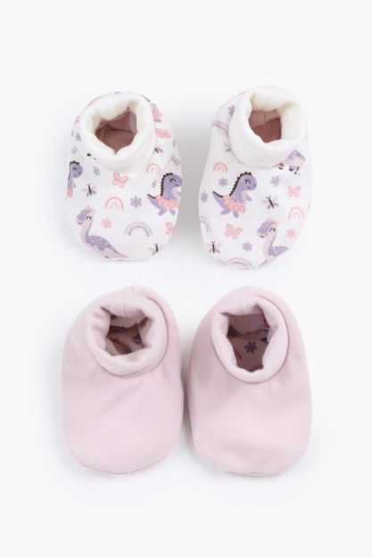 Printed Slippers Pack Of 2