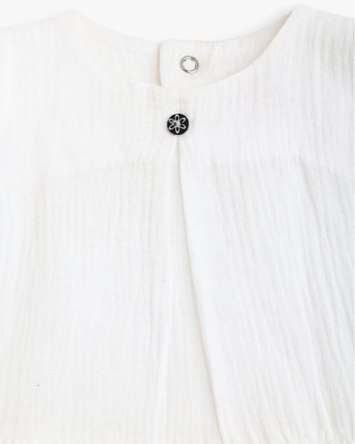Sleeveless Textured Ruffle Hem Dress