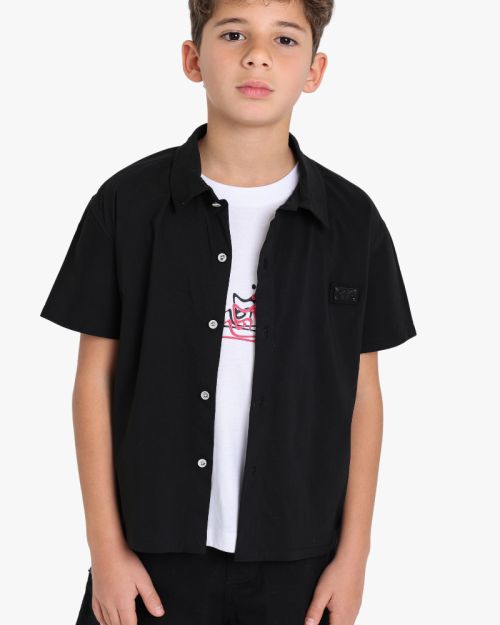 Boys Casual Short Sleeve Shirt
