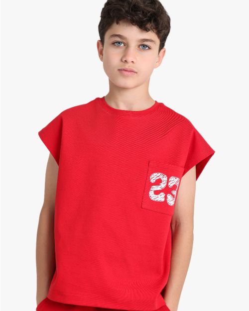 Boys Relaxed Pocket Tee