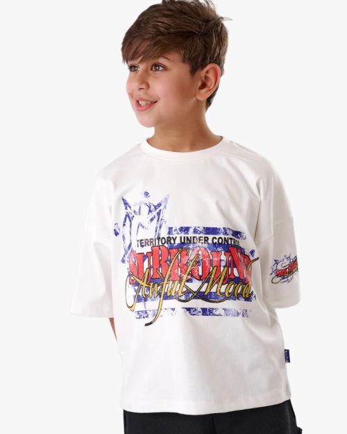 Vintage Moto-Graphic Oversized Tee