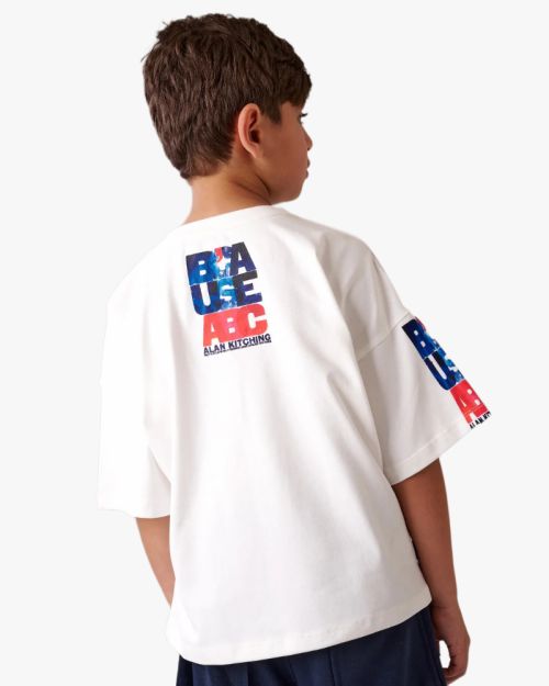 Typographic Art Oversized Graphic Tee