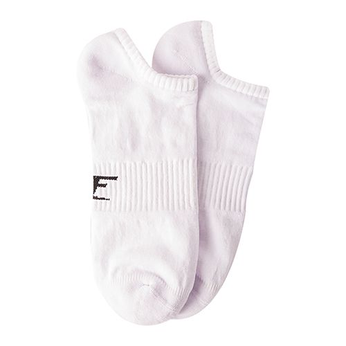 LowCut Plain Socks Liner Heel And Toe White For Men