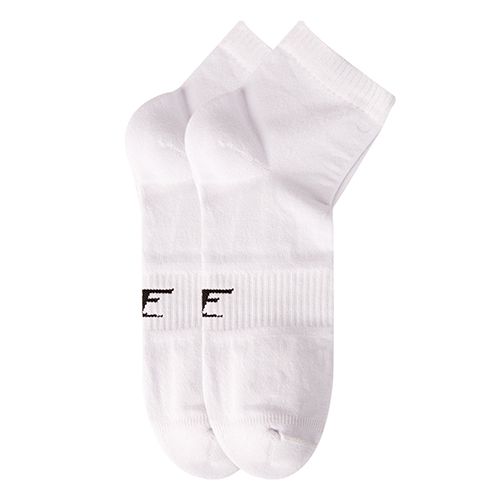 Short Plain Socks Liner Heel And Toe White For Men