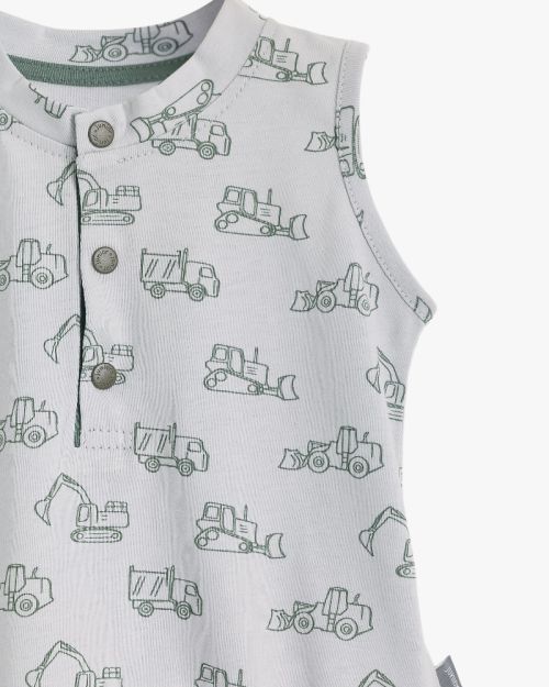 Baby Cotton Two Piece Set Jumpsuit & Pants