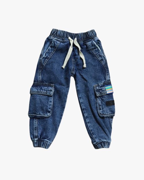 Boys Cargo Denim Jeans