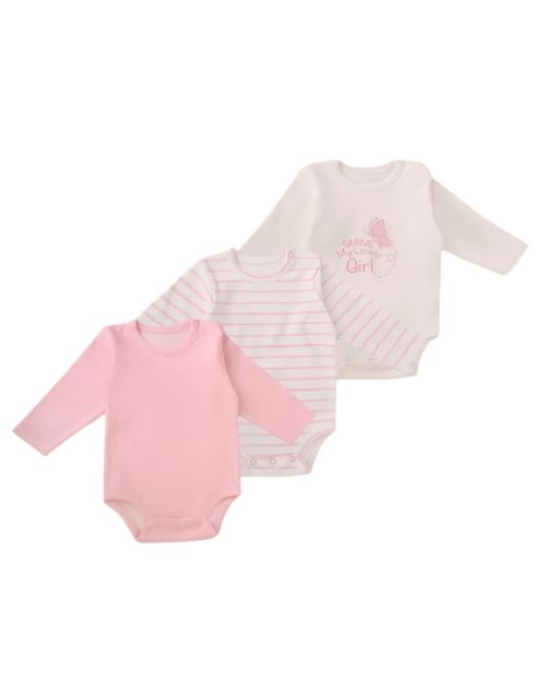 Baby Bodysuit Pack Of 3