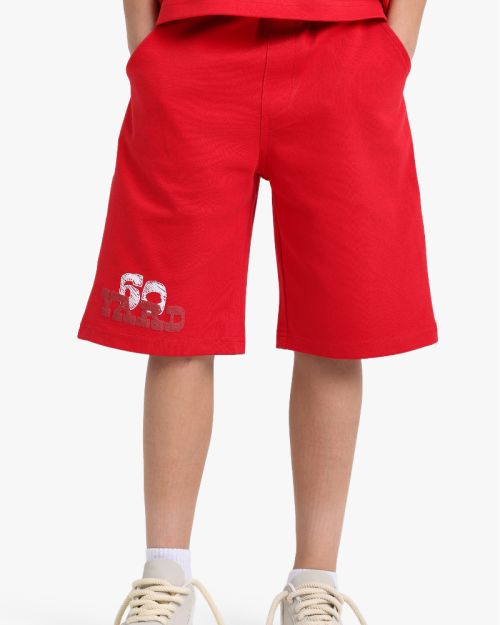 Boys Relaxed Bermuda Sweat Shorts