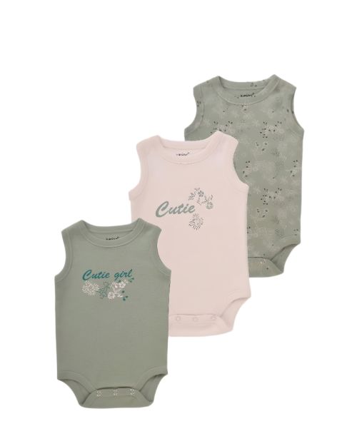 Baby Bodysuit Pack Of 3