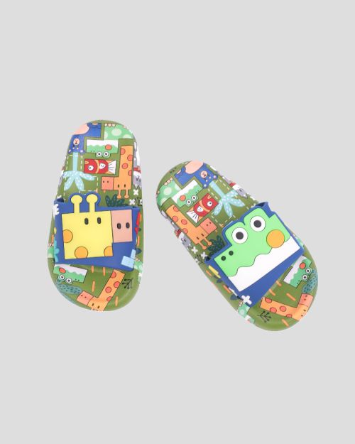 Kids Cartoon Slip-On Sandals