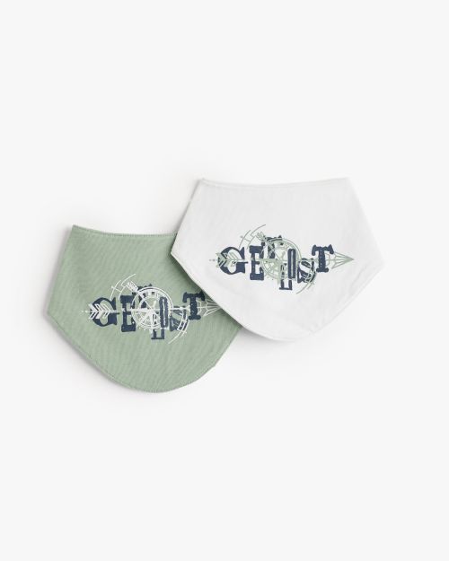 Baby Cotton Bib Set – 2 Pieces