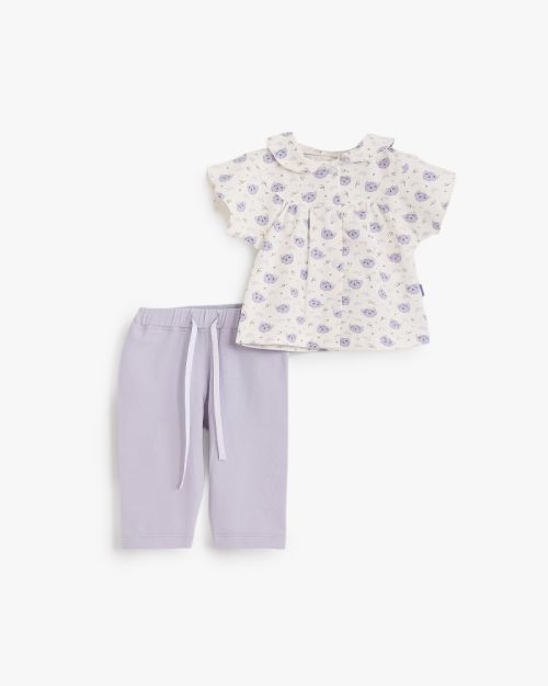 Baby Cotton Top And Pants Set