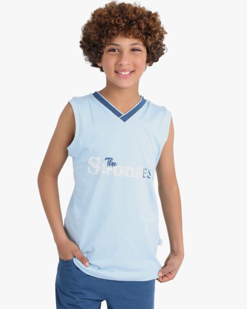 Sleeveless Cotton Summer Sporty Set