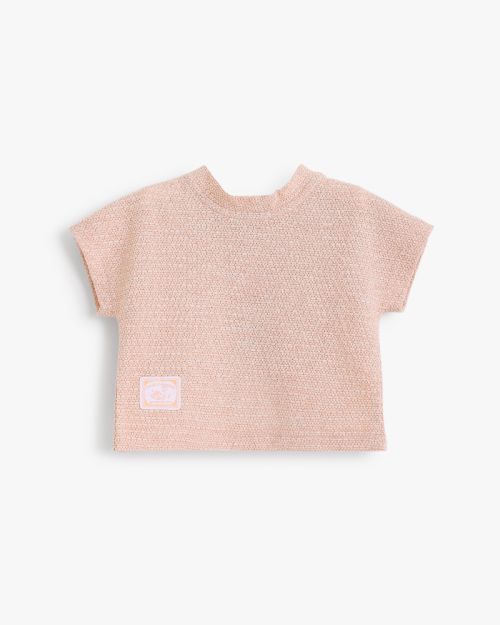 Kids Textured Short Sleeve T-Shirt