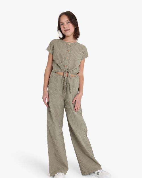 Girls Cotton Two Piece Casual Set