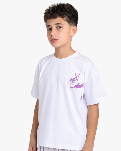 Boys Oversized Graphic Tee