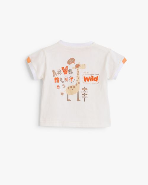 Baby Boys Wild Giraffe Graphic T-Shirt 1