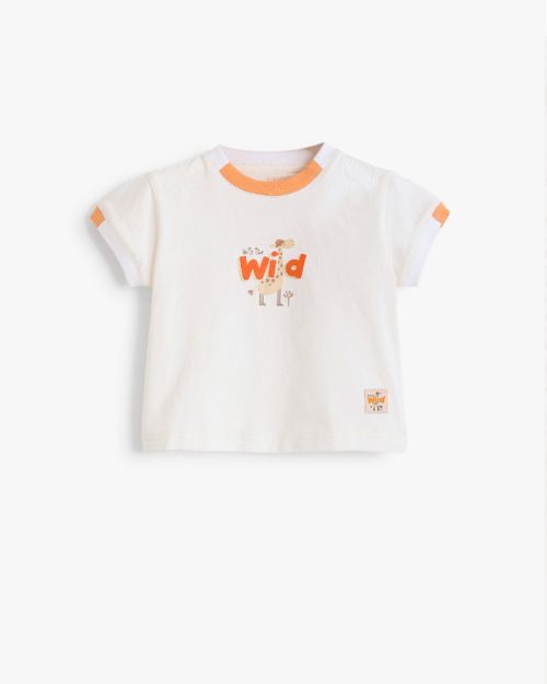 Baby Boys Wild Giraffe Graphic T-Shirt 1