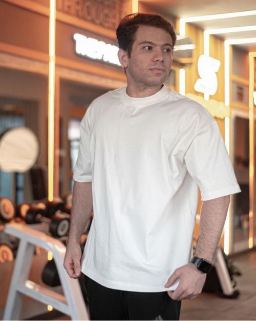 Boxy Fit Off-white t-shirt 