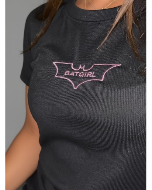 Women's T-Shirt and Trousers Batgirl Set - Casual Match