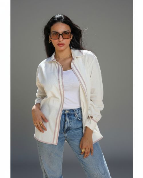 Lavender Linen Shirt