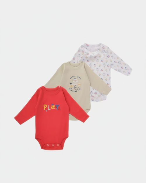Baby Bodysuit Pack Of 3