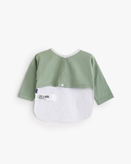 Baby Cotton Feeding Bib Shirt