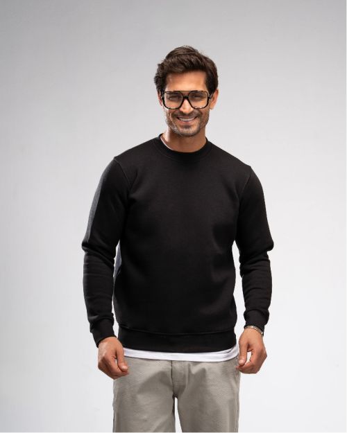 Basic Plain Sweatshirt