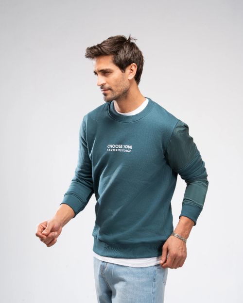 Favorite Place سويت شيرت - بترولي