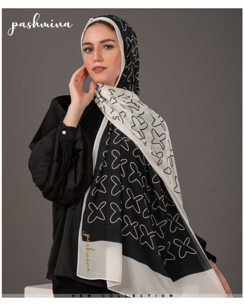 black side pattern  Scarve For Women