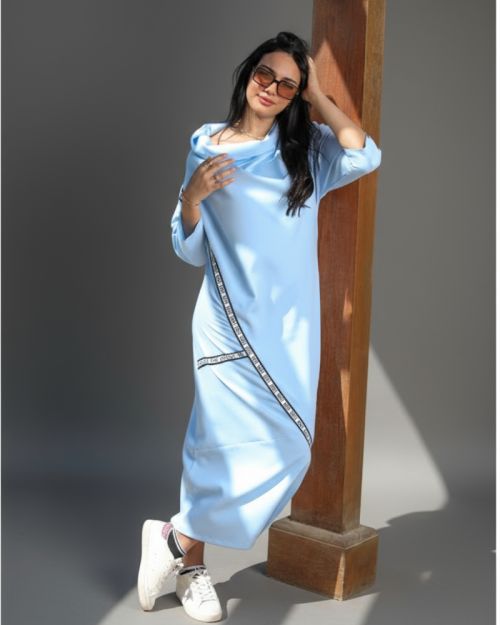 فستان آريا بفتحة جانبية