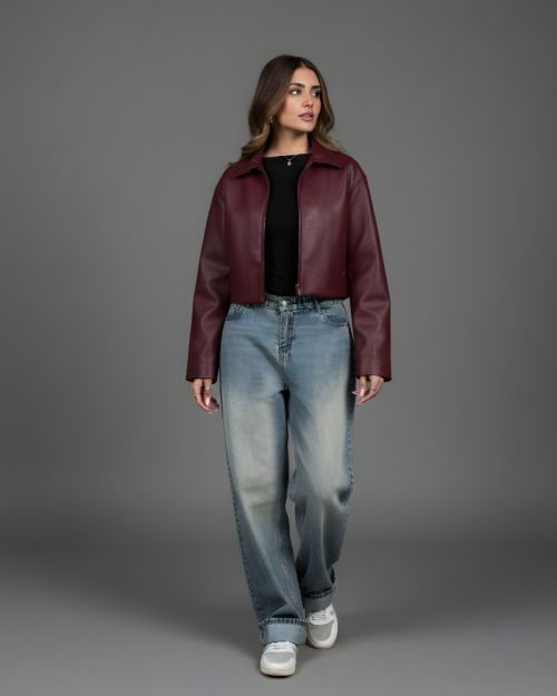 cheryy crop jacket
