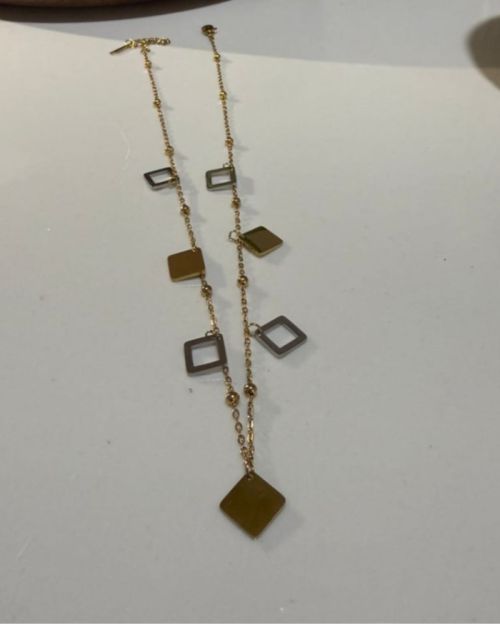 Geometric Shapes Pendant Necklace